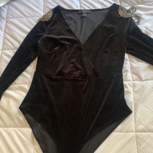 Forever21+ Black Bodysuit